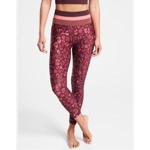 Athleta Elation M 7/8 Leopard Tights Leggings